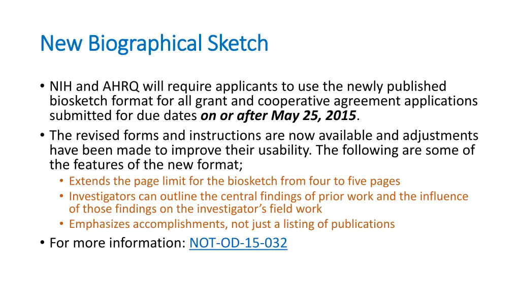 new biographical sketch new biographical sketch