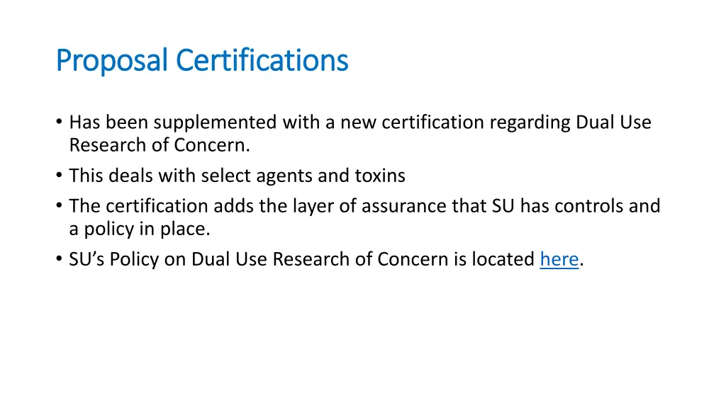 proposal certifications proposal certifications