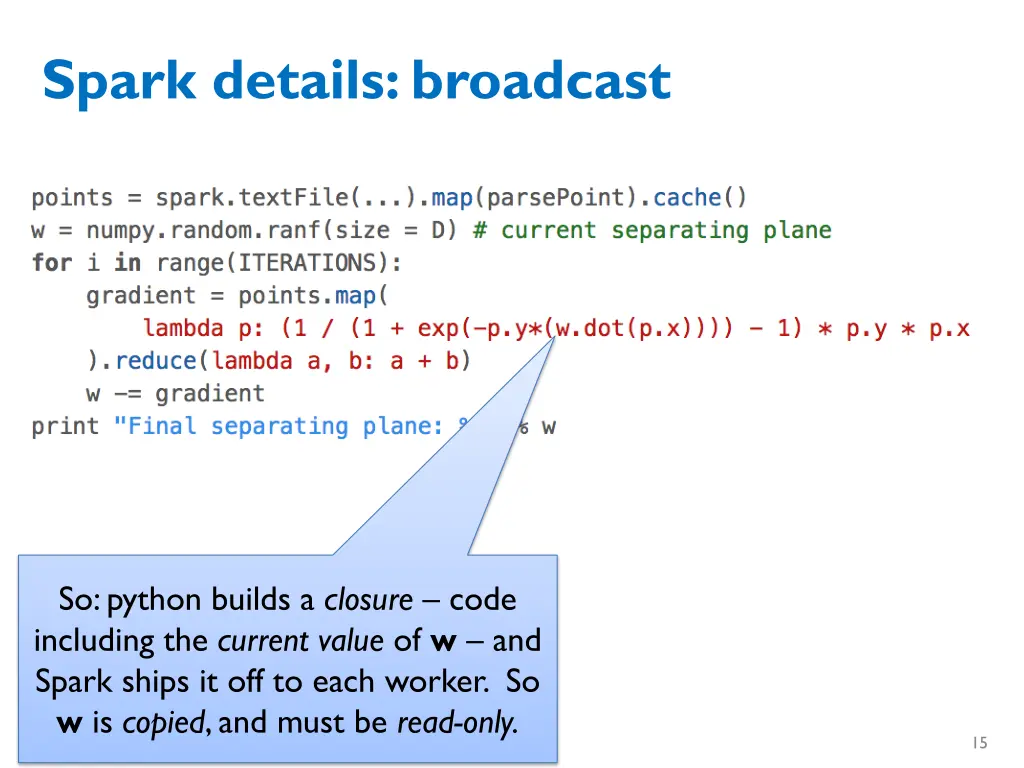 spark details broadcast