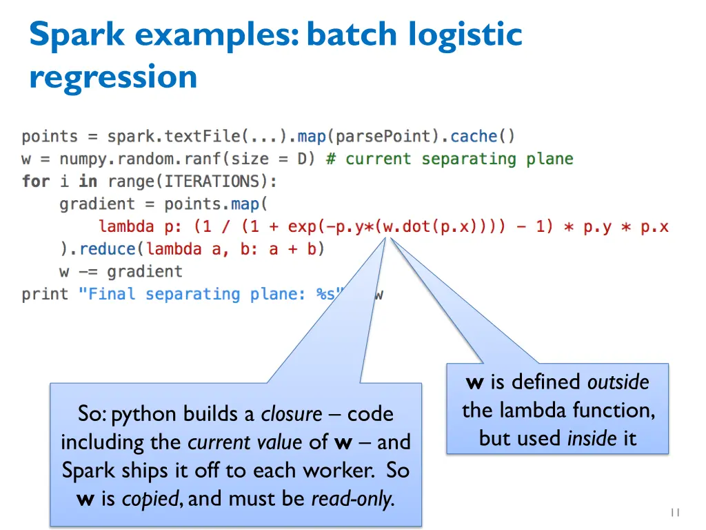 spark examples batch logistic regression 2