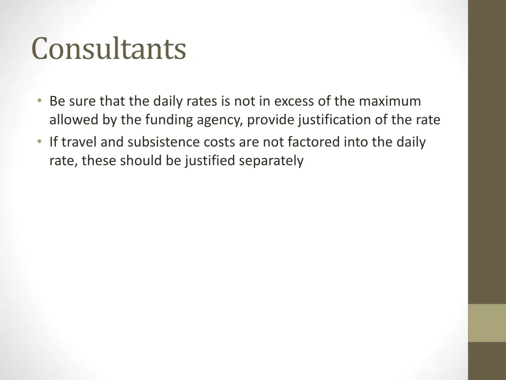 consultants