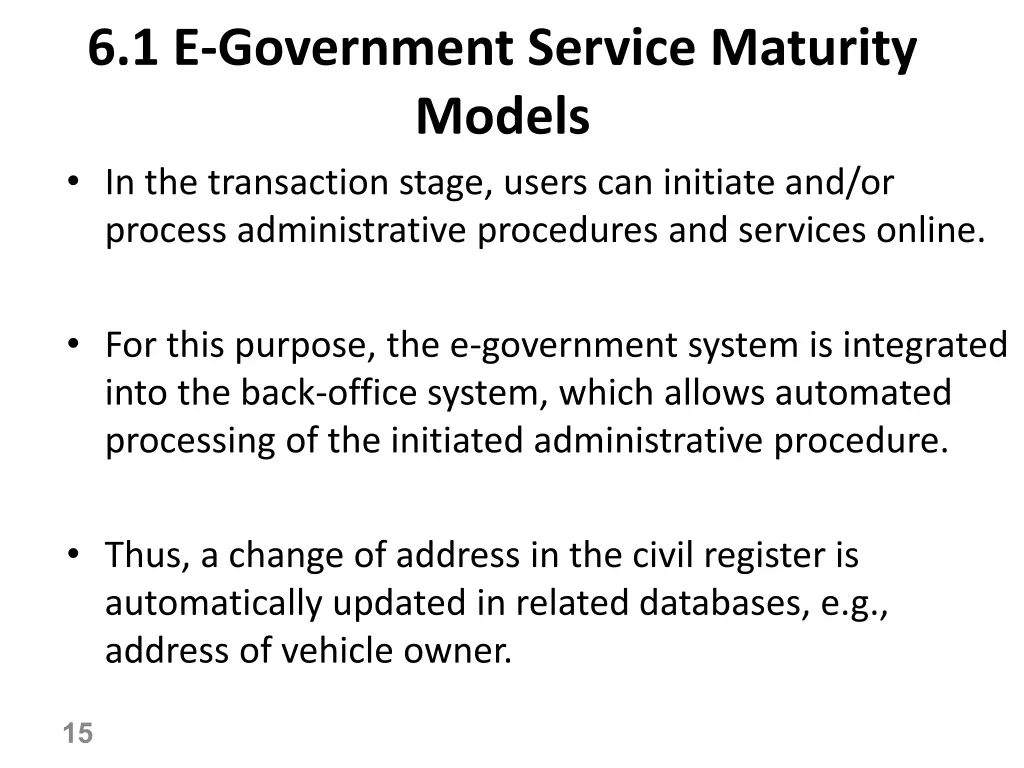 6 1 e government service maturity models 5