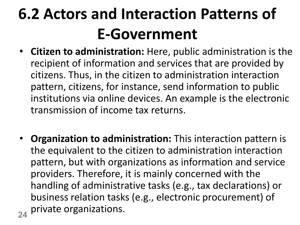 6 2 actors and interaction patterns 4