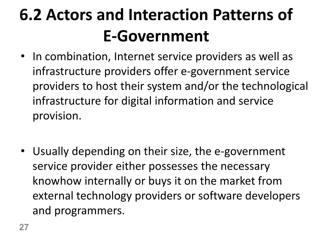 6 2 actors and interaction patterns 7