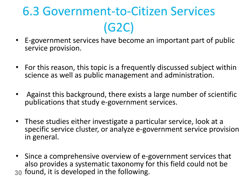 6 3 government to citizen services