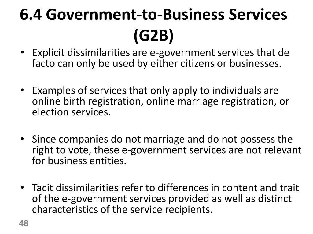 6 4 government to business services g2b explicit