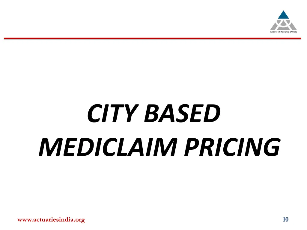 city based mediclaim pricing