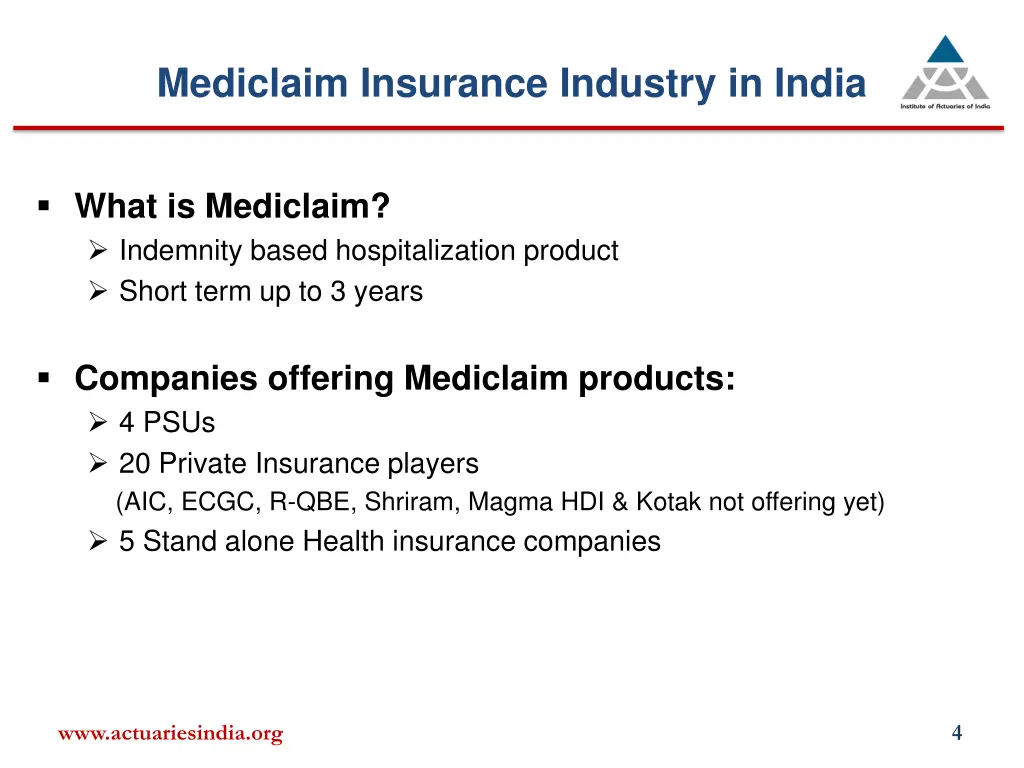 mediclaim insurance industry in india
