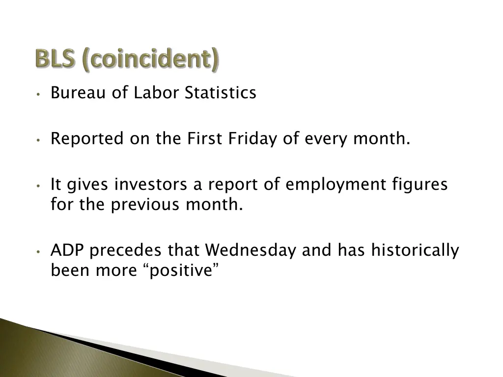 bureau of labor statistics