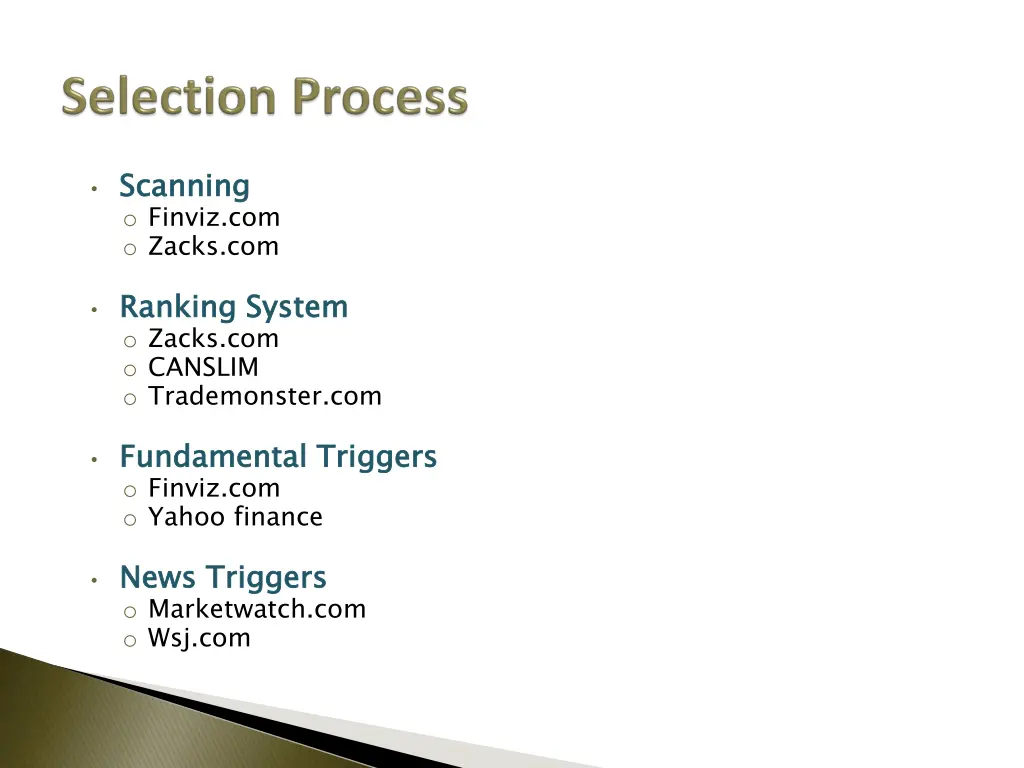 scanning o finviz com o zacks com