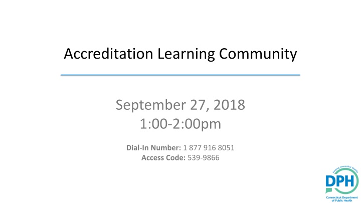 accreditation learning community