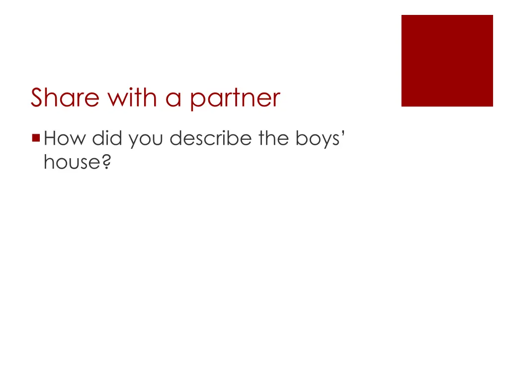 share with a partner
