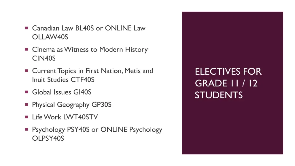 canadian law bl40s or online law ollaw40s