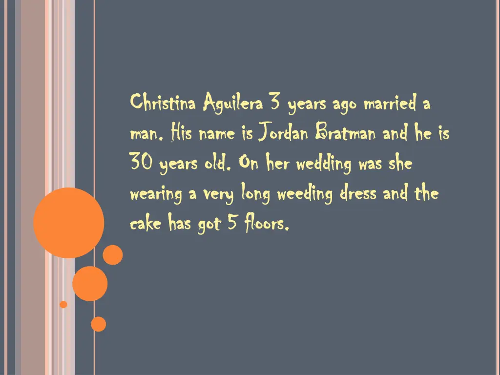 christina aguilera 3 years ago married
