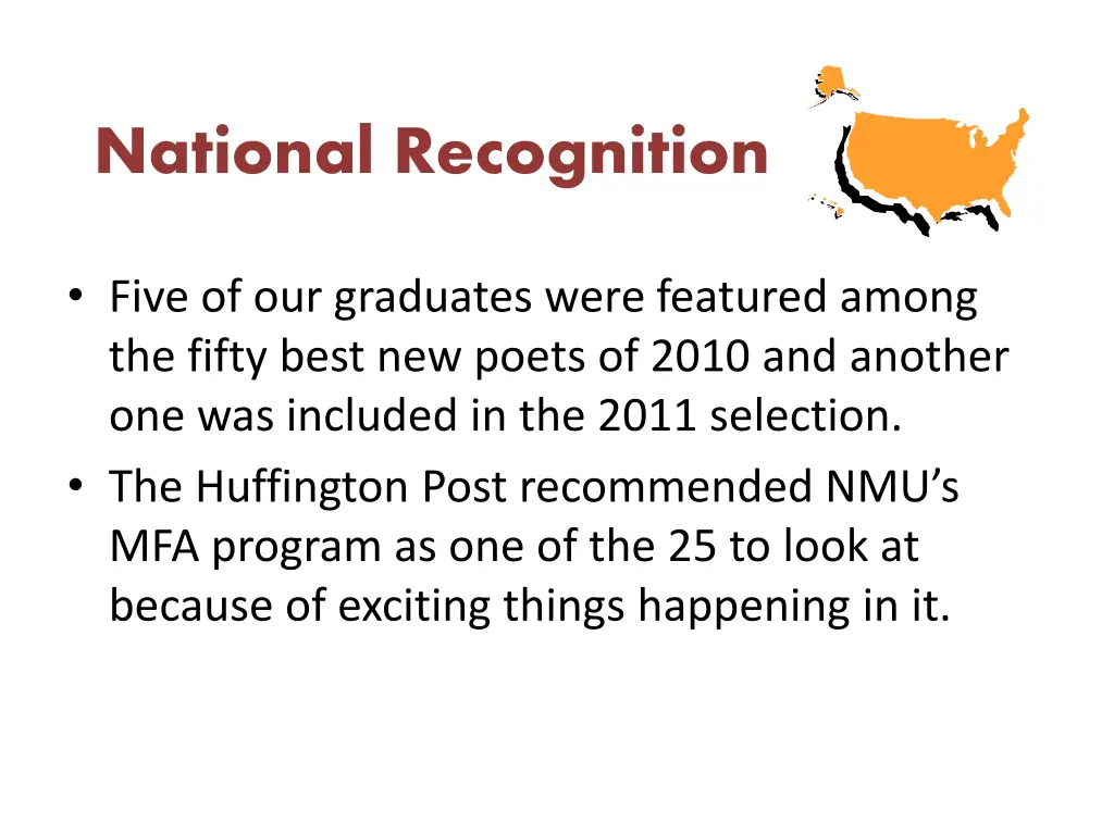 national recognition