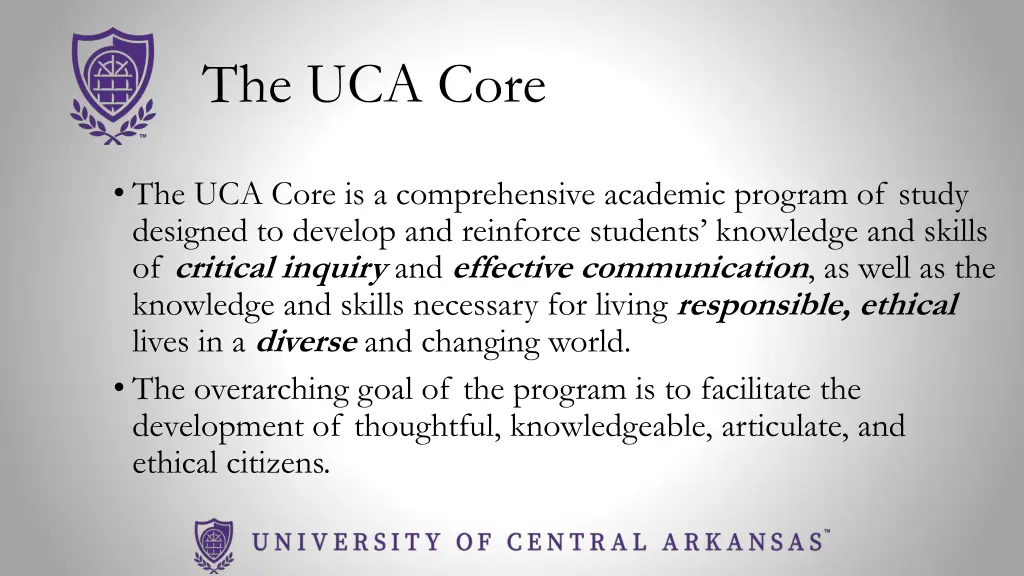 the uca core
