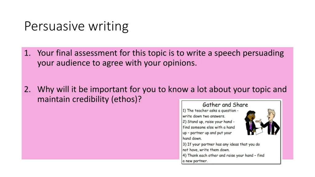 persuasive writing