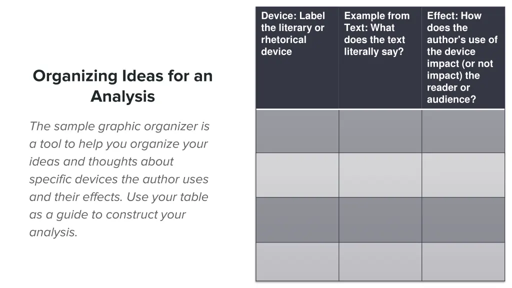 device label the literary or rhetorical device