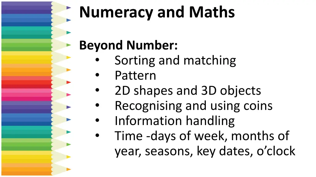 numeracy and maths