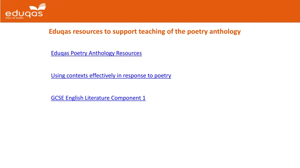 eduqas resources to support teaching