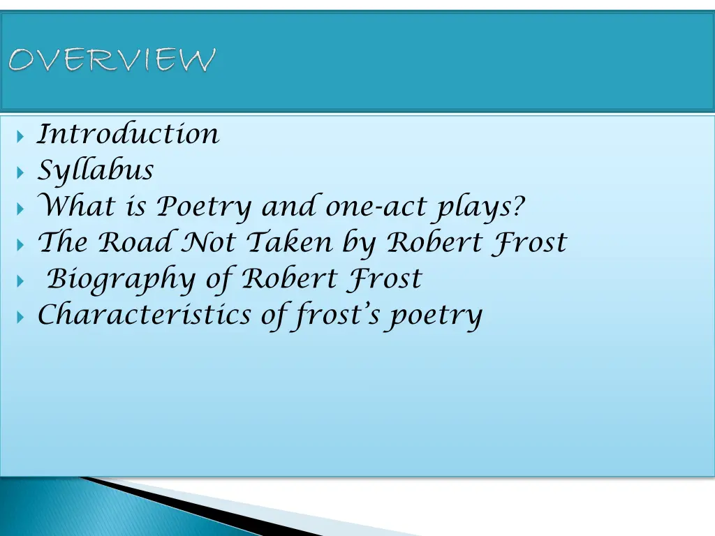 introduction syllabus what is poetry