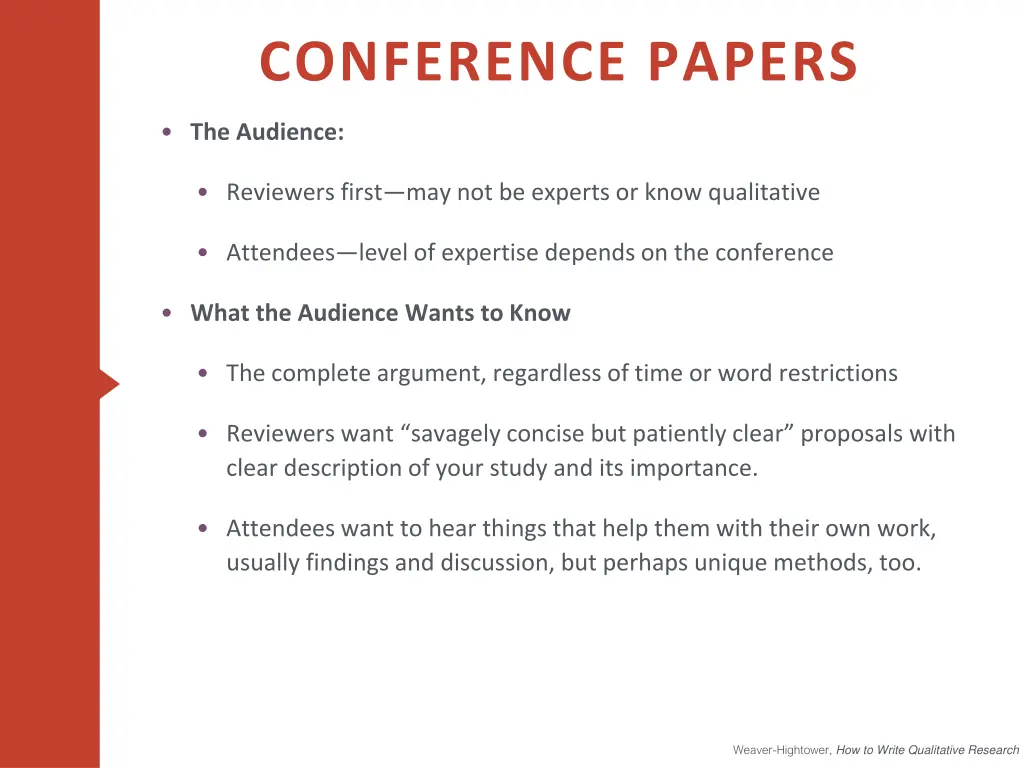 conference papers