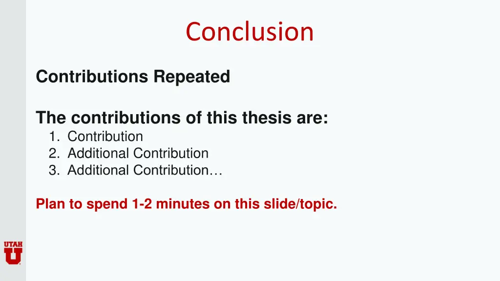 conclusion