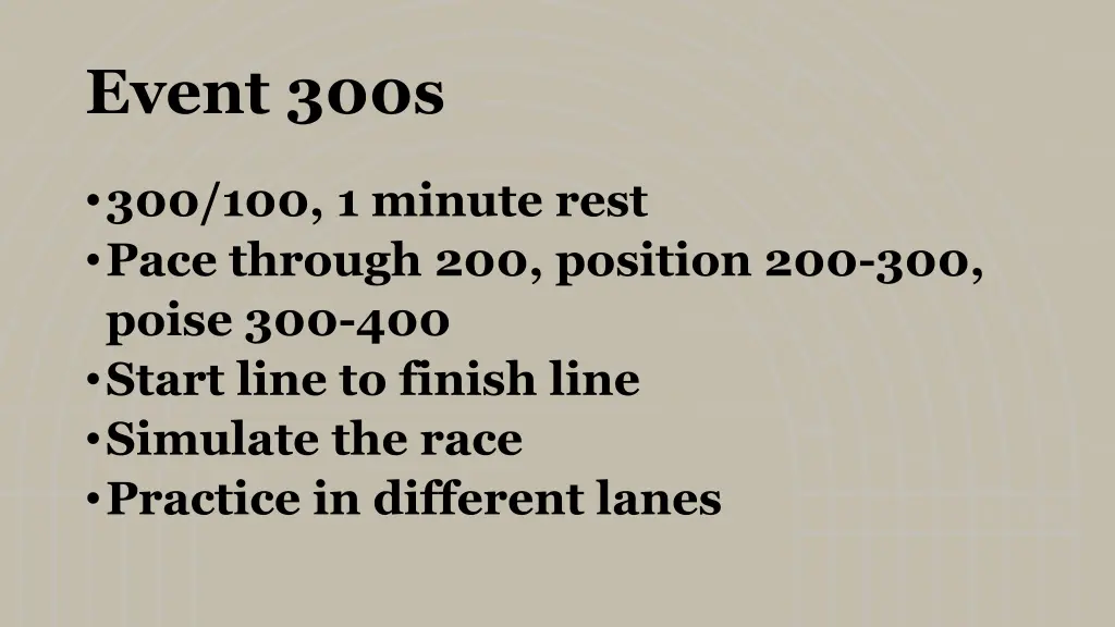 event 300s