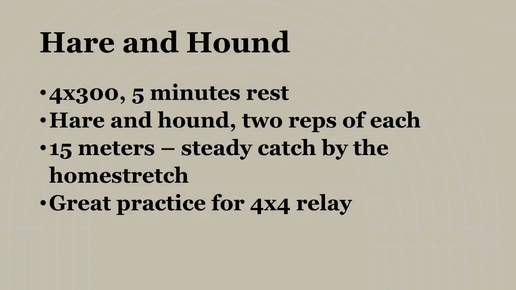 hare and hound