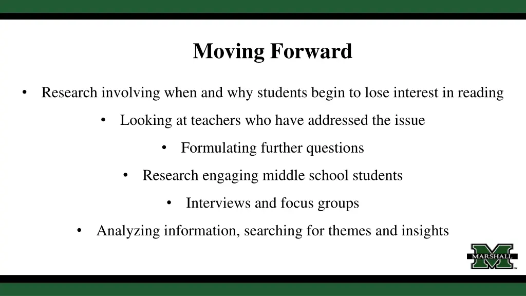 moving forward