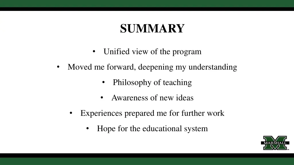 summary