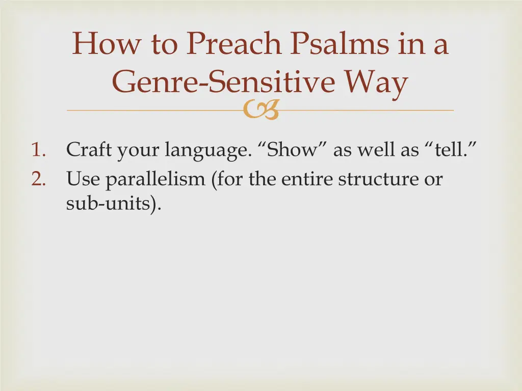 how to preach psalms in a genre sensitive way 1