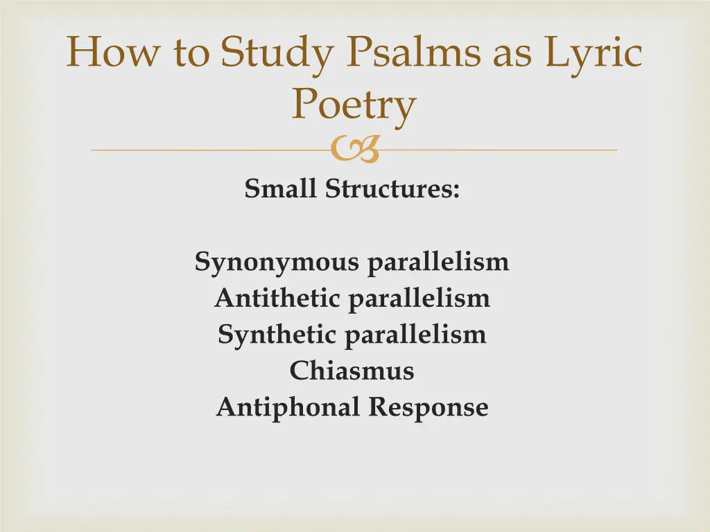 how to study psalms as lyric poetry 2