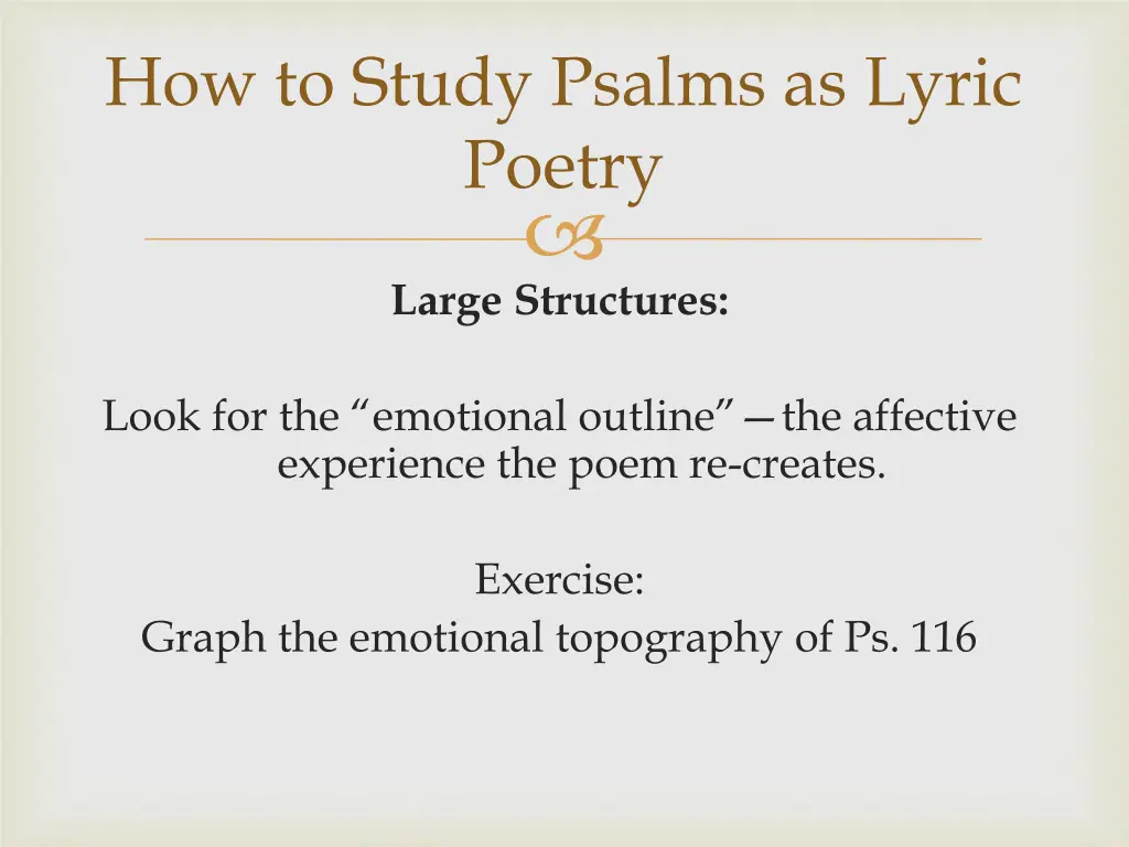 how to study psalms as lyric poetry 3