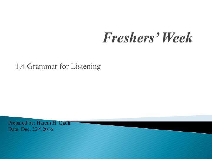 1 4 grammar for listening
