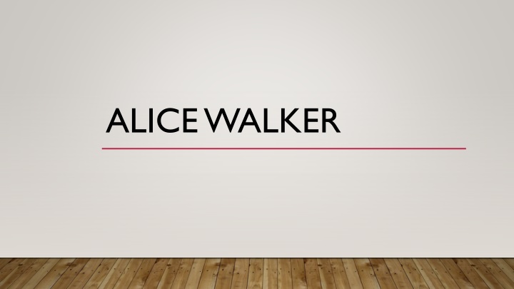 alice walker