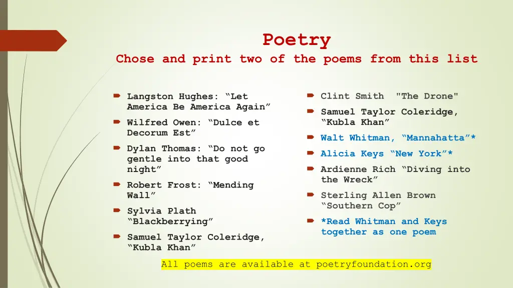 poetry