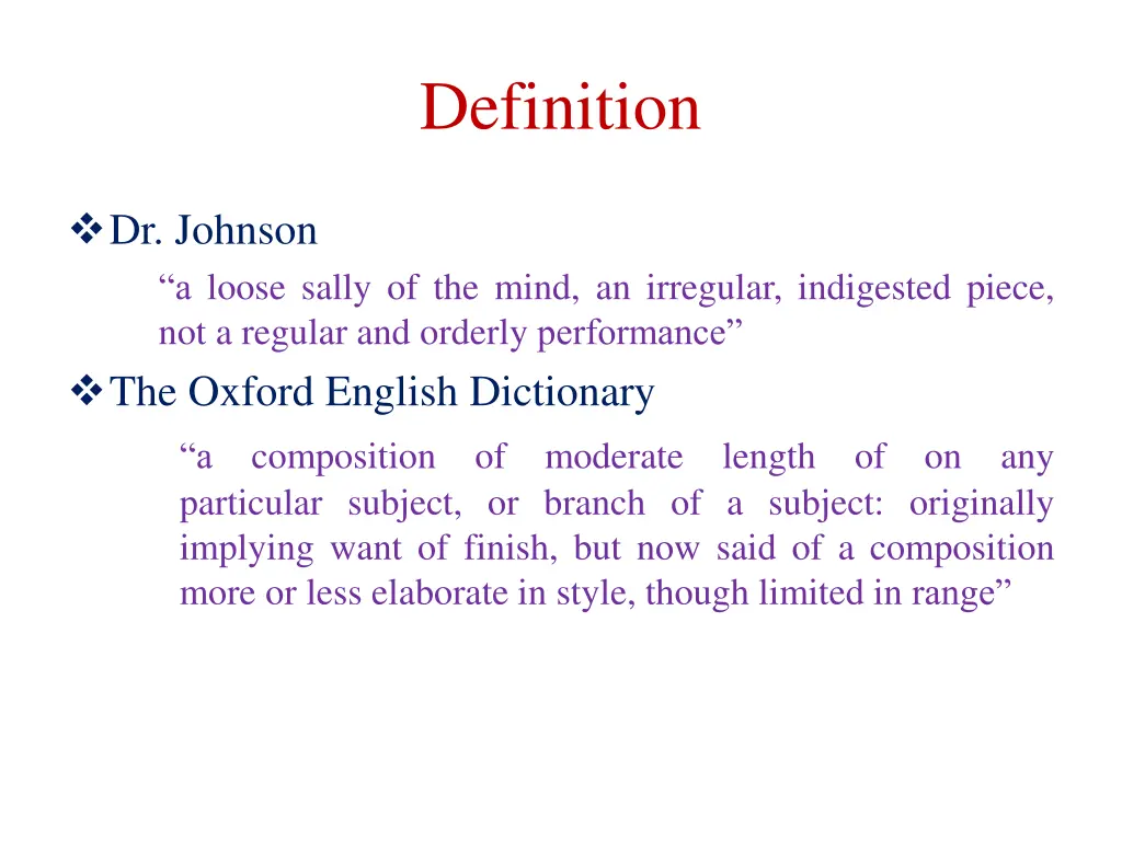 definition