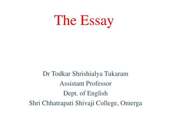 the essay
