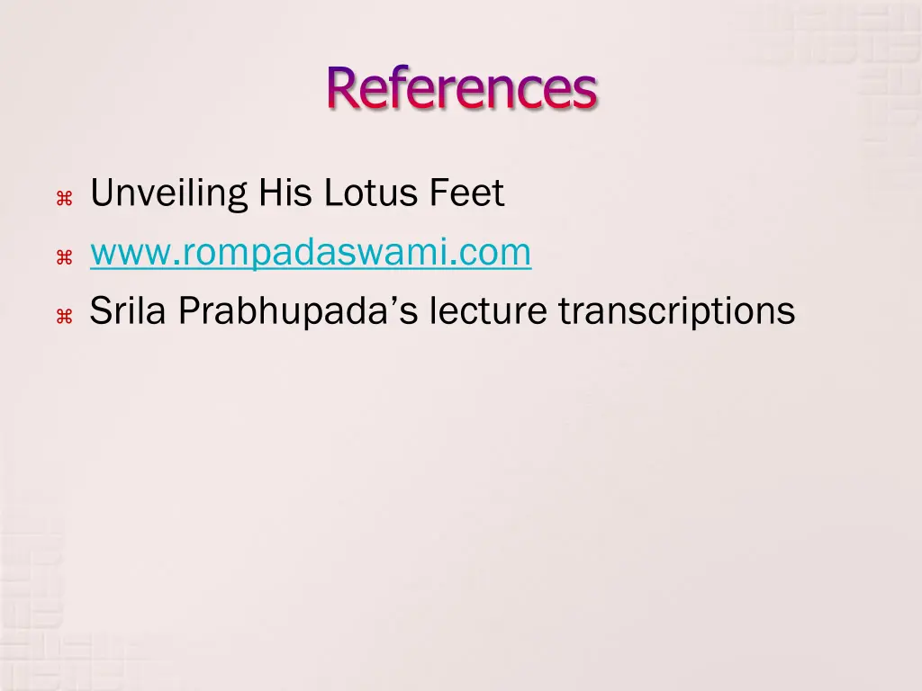 references