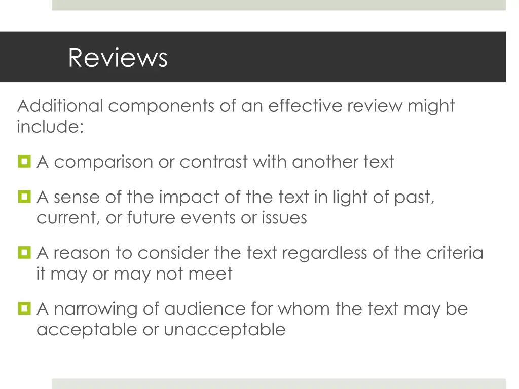 reviews