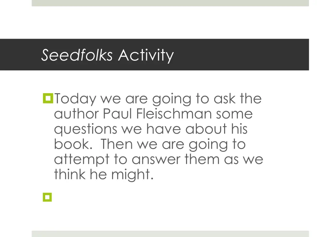 seedfolks activity