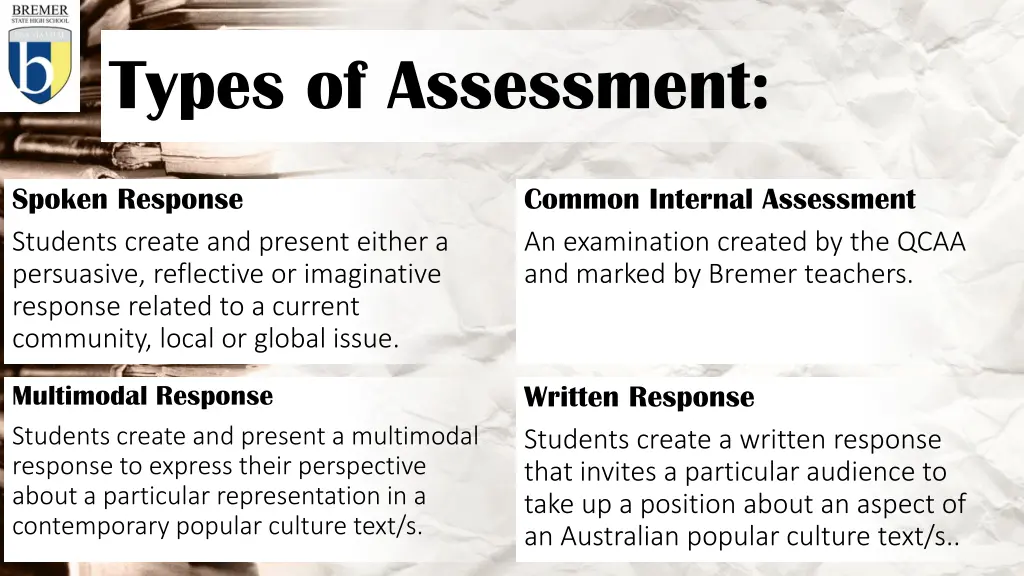types of assessment 2