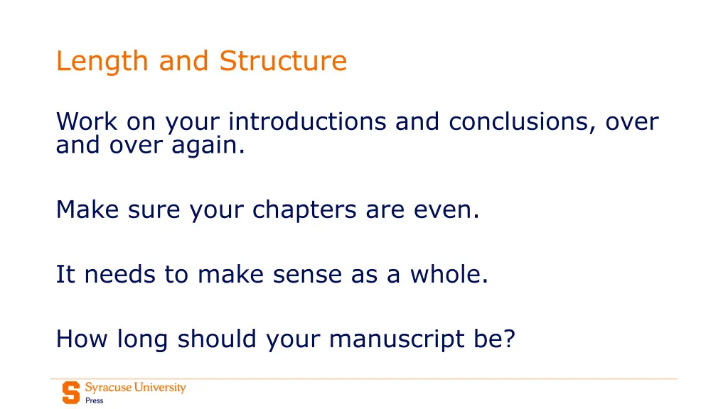 length and structure