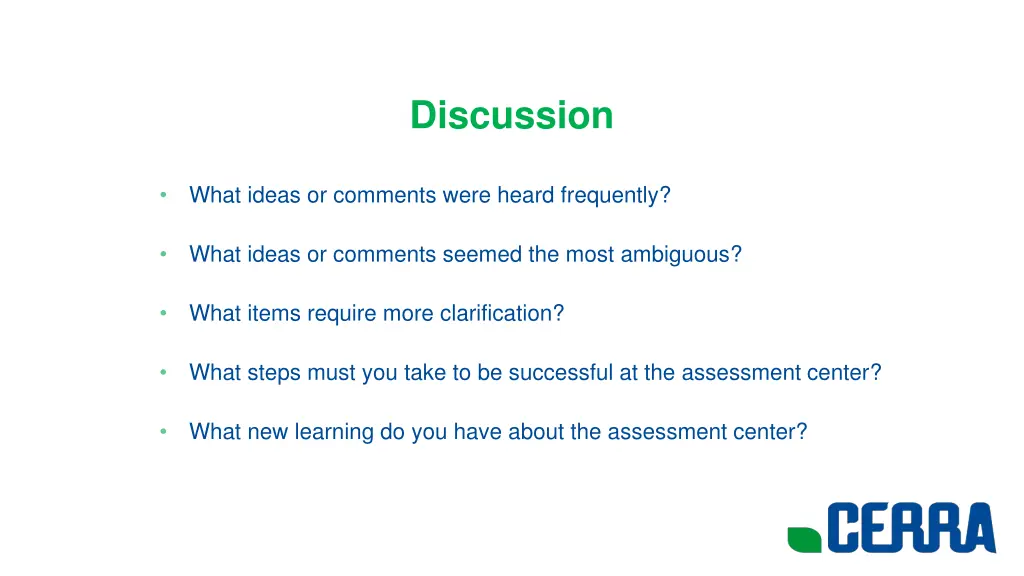 discussion
