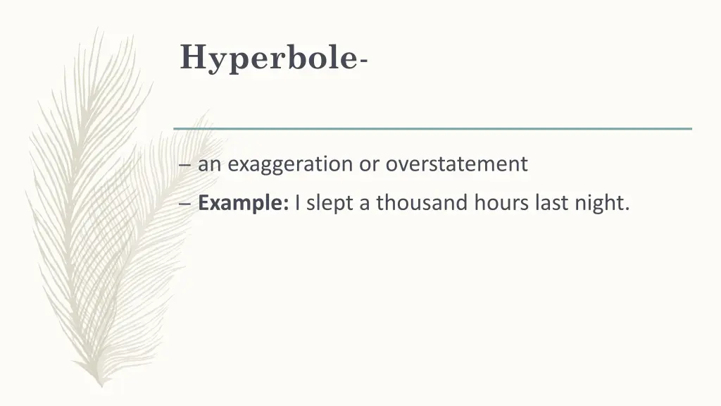 hyperbole
