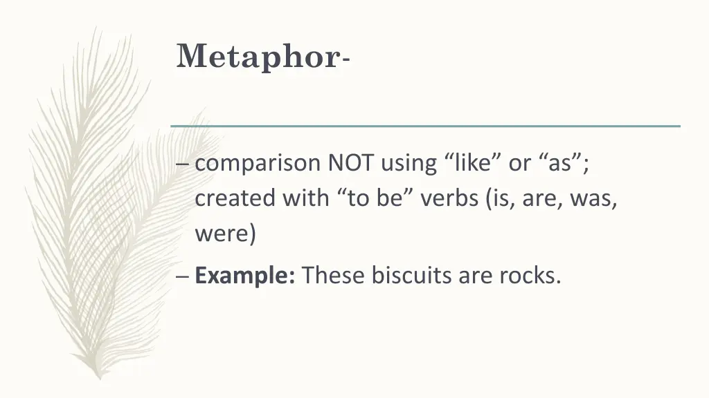 metaphor