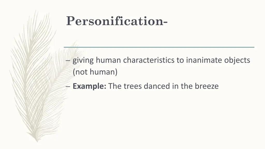 personification