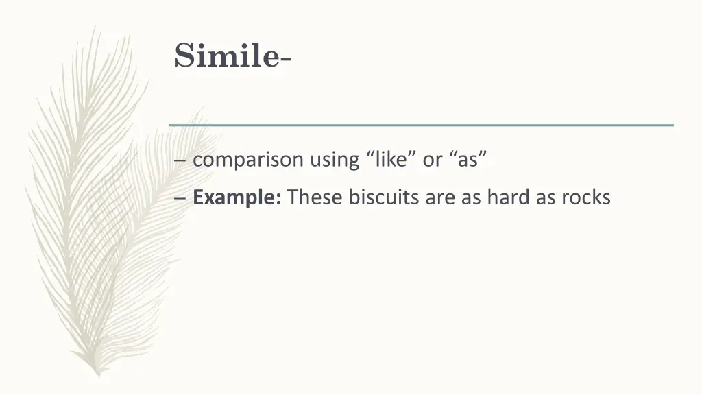 simile