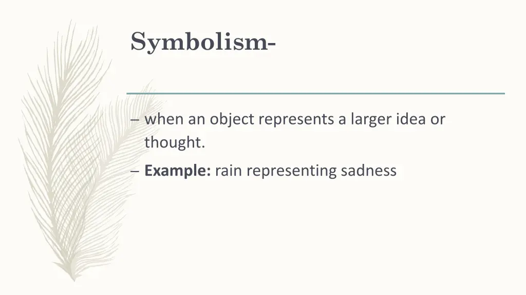 symbolism